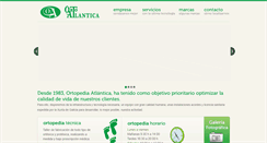 Desktop Screenshot of ortoatlantica.com
