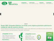 Tablet Screenshot of ortoatlantica.com